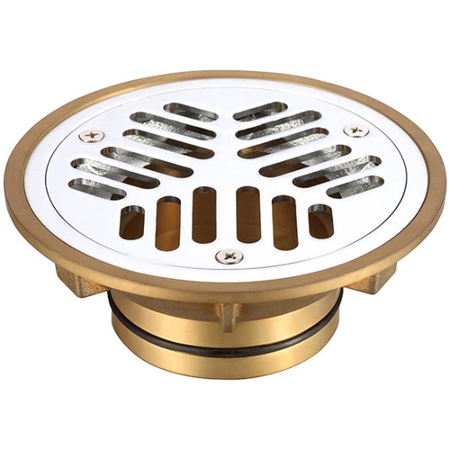 80mm Vinyl Floor Grate Chrome Plated