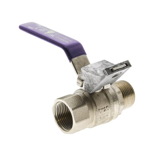 20MI X 20FI Lever Handle Ball Valve Lilac