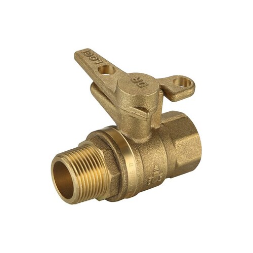 20mm MI X FI Lockable Watermarked Ball Valve Brass Handle 