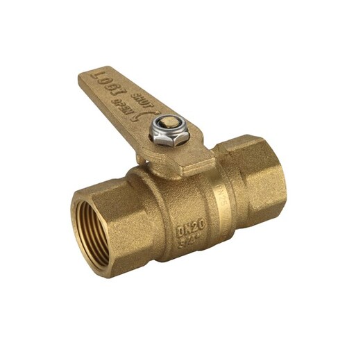 25mm FI X FI Watermarked Ball Valve Brass Long Handle 