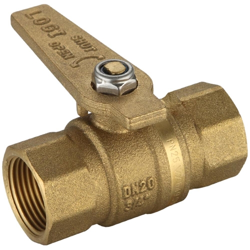 Watermarked Ball Valve Brass Long Handle FI X FI 25mm