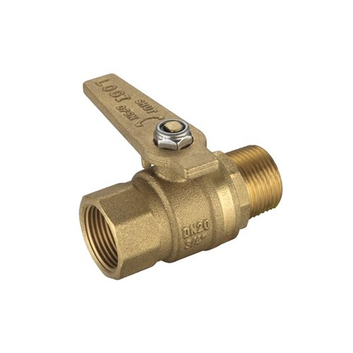 25mm MI X FI Watermarked Ball Valve Brass Long Handle 