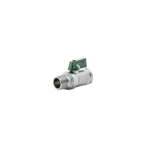 10mm MI X F Watermarked Mini Ball Valve Chrome Plated With Handle 