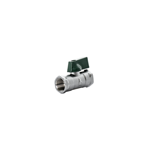 15mm FI X F Watermarked Mini Ball Valve Chrome Plated With Handle 