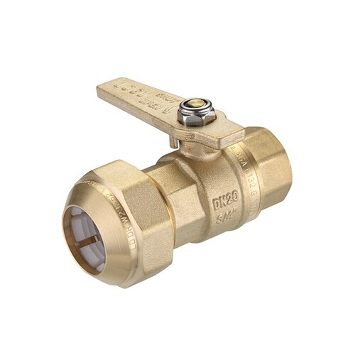 20FI X 25PE Watermarked Ball Valve Brass 